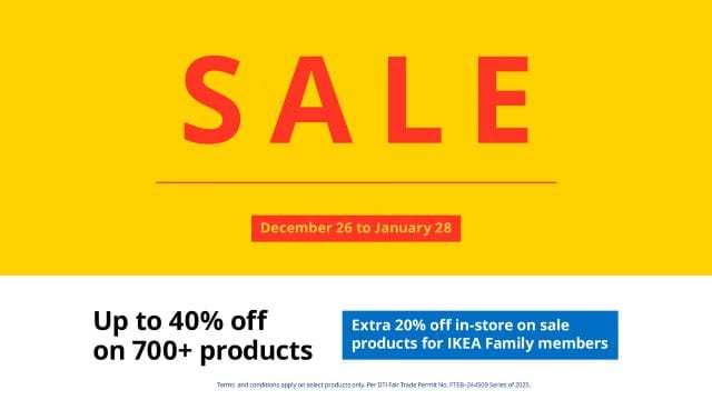 ikea year end sale